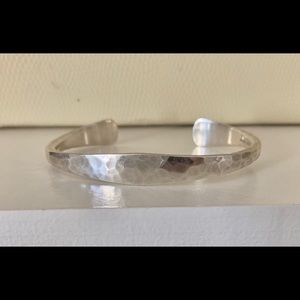 James Avery Sterling Hammered Bracelet